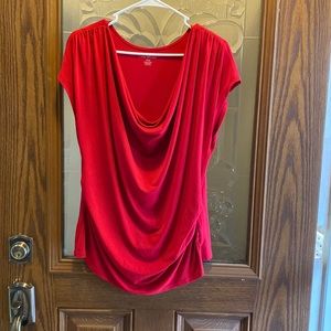 14/16 Red Lane Bryant Blouse